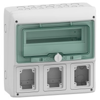 Табло  ENCLOSURE KAEDRA FOR 3 SOCKETS