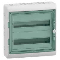 SHNEIDER ELECTRIC Enclosure KAEDRA, for modular device, 2 x 18 modules, 2 terminal blocks