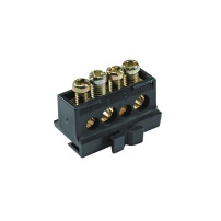 Нулева шина TERMINAL BLOCK 80A 4 HOLES