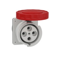 Индустриален контакт за монтаж в табло, Mureva PK, прав, 125A, 3P+E, 400V, IP67