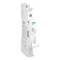 Спомагателен контакт, Acti9 A9A, iSD, 1 C/O, 100mA - 6A, 24VAC - 415VAC, 24VDC - 130VDC, горна връзка