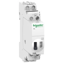 Импулсно реле iTL - 1P - 1NO - 16A - бобина 12 VAC 50/60Hz- 6 VDC