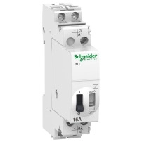 SCHNEIDER ELECTRIC Impulse relay iTLI - 2P - 1NO+1NC - 16A - coil 24 VDC - 48 VAC 50/60Hz