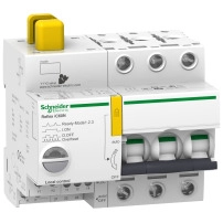 Миниатюрен прекъсвач с интрегриран контролер Reflex iC60N Ti24 63 A 3P-крива C