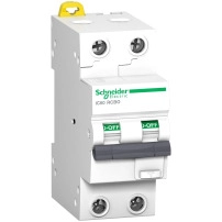 Комбинирана ДТЗ A9 iC60 RCBO 2P C 16A 30mA AC 10000A