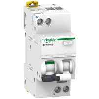 Residual current breaker with overcurrent protection (RCBO), Acti9 iDPN H Vigi, 1P+N, 16A, B curve, 10000A, A type, 30mA