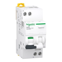 Комбинирана ДТЗ (RCBO), Acti9 iCV40N, 1P+N, 25A, C крива, 6000A, AC тип, 30mA