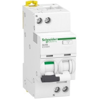 Комбинирана дефектнотокова защита (RCBO), Acti9 iCV40H, 1P+N, 32A, C крива, 10000A, A-SI type, 30mA