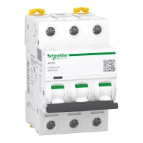 SCHNEIDER ELECTRIC Мiniature circuit breaker iC60N, 3P, 50A, C curve