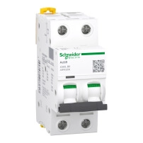 SCHNEIDER ELECTRIC Miniature circuit breaker Acti9 iC60L, 2P, 6A, B curve