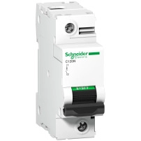 SCHNEIDER ELECTRIC Miniature circuit breaker, Acti9 C120N, 1P, 125A, B curve