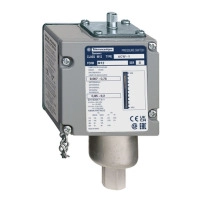 SCHNEIDER ELECTRIC Пресостат, 0.07-7.6 bars, ACW8 /HS code: 90322000, COO: Чехия, 1.54kg/