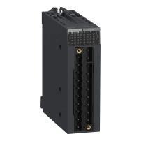 SCHNEIDER ELECTRIC Discrete output module, Modicon X80, 16 transistor outputs, 24V DC positive