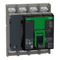 Прекъсвач, ComPacT NS630bN, 50kA at 415VAC, 4P, фиксиран, ръчно управление, MicroLogic 5.0 контролен блок, 630A