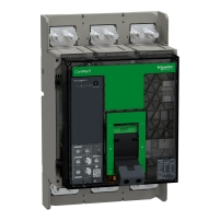 Прекъсвач, ComPacT NS800H, 70kA at 415VAC, 3P, фиксиран, ръчно управление, MicroLogic 6.0 контролен блок, 800A