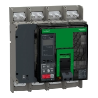 Прекъсвач, ComPacT NS800H, 70kA при 415VAC, 4P, фиксиран, ръчно управление, MicroLogic 5.0E контролен блок, 800A