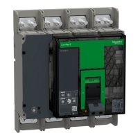 Прекъсвач, ComPacT NS800N, 50kA at 415VAC, 4P, фиксиран, ръчно управление, MicroLogic 5.0 контролен блок, 800A