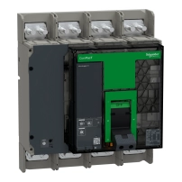 Прекъсвач, ComPacT NS1000H, 70kA at 415VAC, 4P, фиксиран, ръчно управление, MicroLogic 2.0 контролен блок, 1000A