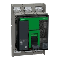 Прекъсвач, ComPacT NS1000L, 150kA at 415VAC, 3P, фиксиран, ръчно управление, MicroLogic 2.0 контролен блок, 1000A