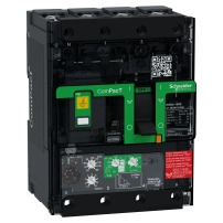 SCHNEIDER ELECTRIC Circuit breaker ComPacT NSXm E (16kA/415VAC), 4P 4d, 100A, Micrologic 4.1