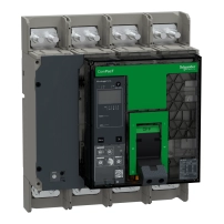 Прекъсвач, ComPacT NS1250H, 70kA при 415VAC, 4P, фиксиран, ръчно управление, MicroLogic 5.0A контролен блок, 1250A