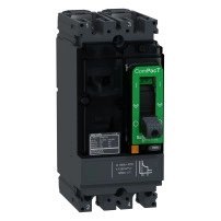 SCHNEIDER ELECTRIC Circuit breaker ComPacT NSX160S AC/DC, 70 kA/415 VAC, TMD trip unit 160A, 2P 2d