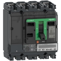 Автоматичен прекъсвач, ComPacT NSX250HB1, 75kA/690VAC, 4 полюса, MicroLogic 5.2E изключвателно устройство 160A