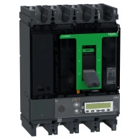 Автоматичен прекъсвач, ComPacT NSX400HB2, 100kA/690VAC, 4 полюса, MicroLogic 6.3E изключвателно устройство 400A