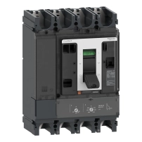 SCHNEIDER ELECTRIC Circuit breaker, ComPacT NSX630F DC, 36kA/750VDC, 4 poles, TM-DC trip unit 600A
