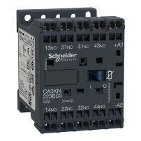 Контролно реле, TeSys K, 4P(2NO+2NC), 690V, 24V DC бобина, винтови клеми