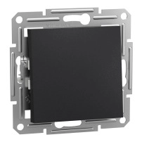 Еднопол. ключ Антрацит Asfora-1pole switch-10AX screwless ant