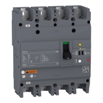 Автоматичен прекъсвач EasyPact EZCV250H - TMD - 160 A - 4 полюса 3d