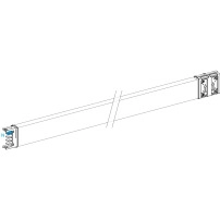 Horizontal transport length, Canalis KSA250, алуминий, 250A, fixed length 3m, 3L+N+PE, бял RAL9001