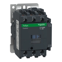 SCHNEIDER ELECTRIC Contactor TeSys Deca, 3P(3NO), AC-3/AC-3e/ <=440V 65A, 110V AC 50/60Hz coil, screw clamp terminals