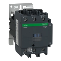 SCHNEIDER ELECTRIC Contactor 3P(3NO), AC-3, <=440V 80A, 120V DC standard coil