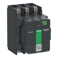 Високомощен контактор, TeSys Giga, 3 полюса (3NO), AC-3 <=440V 265A, стандартна версия, 48…130V широколентова AC/DC намотка