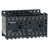 SCHNEIDER ELECTRIC Reversing contactor, TeSys K, 3P, AC-3, lt or eq to 440V 6A, 1 NC, 24VAC coil