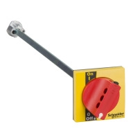 SCHNEIDER ELECTRIC Ръкохватка EXTENDED FRONT ROT. HANDLE RED/YELLOW IN