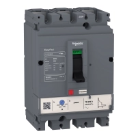 прекъсвач EasyPact CVS160F, 36kA, 415VAC, 100A термомагнитно изключващо у-во, 3P 3d