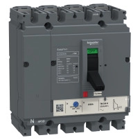 Прекъсвач EasyPact CVS250N, 50 kA, 415 VAC, 160 A номинален, термомагнитно TM-D изключващо у-во, 4P 3d