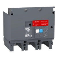 Допълнителен защитен модул за утечка на земя, EasyPact CVS 400/630, 200 VAC до 440 VAC, 30 mA до 30 A, 3 полюса