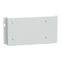 Монтажна плоча, PrismaSeT G, за Transfer Pact, 160A, 3P/4P, вертикално фиксиране, W600