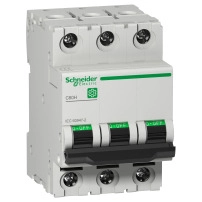Миниатюрен авт. Прекъсвач Multi9 - C60H - MCB - 3P - 20 A - D крива - 415 V - 15 kA