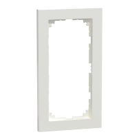 M-Pure 2-gang frame w/o b polarwhite