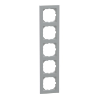 M-Pure 5-gang frame alumnium