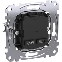 USB charger insert type 1xUSB C 65W PD