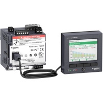 мерител за качеството на електроенергията, PowerLogic PM8000, преобразувател и дистанционен дисплей, 64 MB, 128 s/c