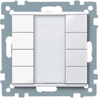 SCHNEIDER ELECTRIC Бутон 4-gang plus, бял, System M