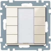 SCHNEIDER ELECTRIC Бутон, бял, System M