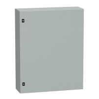 Табло Spacial CRN с плътна врата с монтажна плоча, H1000xW800xD250 IP66 IK10 RAL7035..